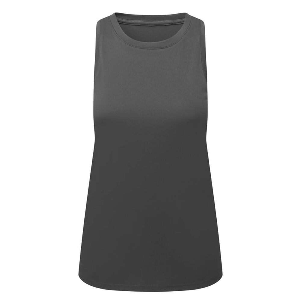 TriDri Womens/Ladies Ion-Charge Tank Top / Charcoal